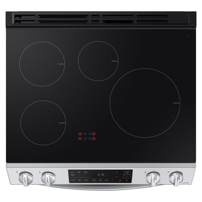 Samsung 6.3 cu. ft. Smart Rapid Heat Induction Slidein Range & Reviews Wayfair